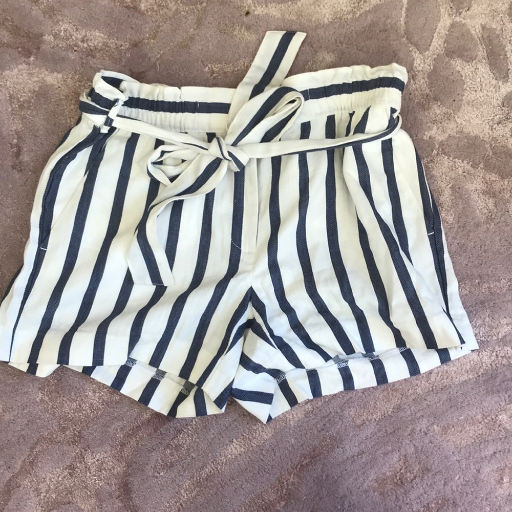 Ann Taylor Loft Stripped Shorts